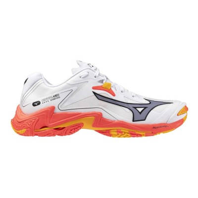 Mizuno WAVE LIGHTNING Z8(U) / White/Fiery Coral 2/Citrus - V1GA240098