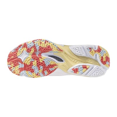 Mizuno WAVE LIGHTNING Z8(W) / White/Calypso Coral/Pale Banan - V1GC240030
