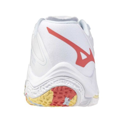Mizuno WAVE LIGHTNING Z8(W) / White/Calypso Coral/Pale Banan - V1GC240030