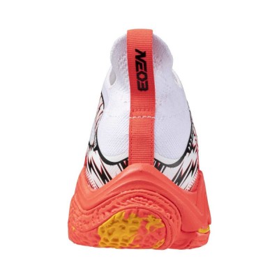 Mizuno WAVE LIGHTNING NEO 3(U) / White/Fiery Coral 2/Citrus - V1GA240298