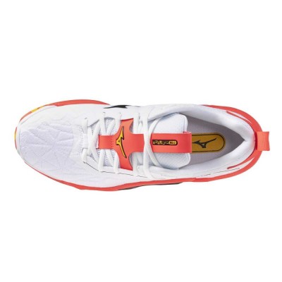 Mizuno WAVE STEALTH NEO 2(U) / White/Fiery Coral 2/Citrus - X1GA240098