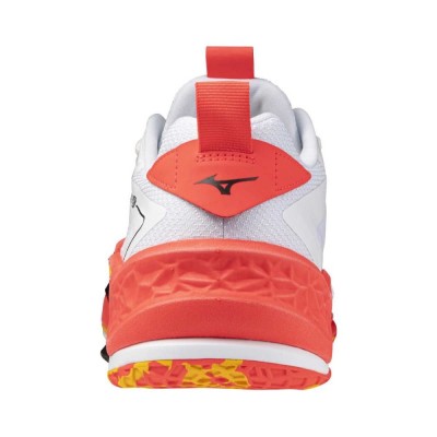 Mizuno WAVE STEALTH NEO 2(U) / White/Fiery Coral 2/Citrus - X1GA240098