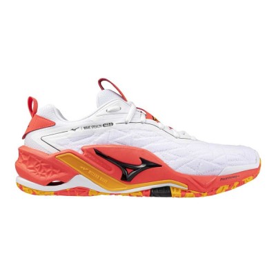 Mizuno WAVE STEALTH NEO 2(U) / White/Fiery Coral 2/Citrus - X1GA240098