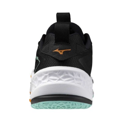 Mizuno WAVE STEALTH NEO 2(U) / Black/Tangelo/Ice Green - X1GA240012