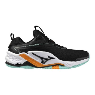 Mizuno WAVE STEALTH NEO 2(U) / Black/Tangelo/Ice Green - X1GA240012