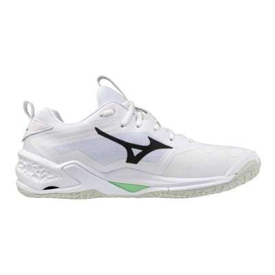 Mizuno WAVE STEALTH NEO 2(U) / White/Black/Frozen Emerald - X1GA240016