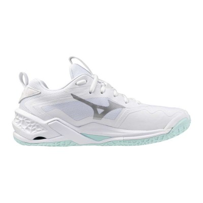 Mizuno WAVE STEALTH NEO 2(W) / White/Blue Tint - X1GB240145