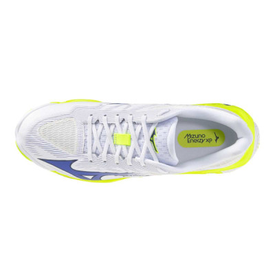 Mizuno WAVE LIGHTNING ELITE / White/Lightning Yellow/Dazzling Blue - V1GA260039