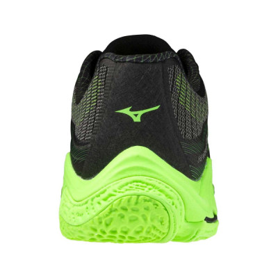 Mizuno WAVE LIGHTNING ELITE / Black/Glowing Apple/Mandarin Orange - V1GA260049