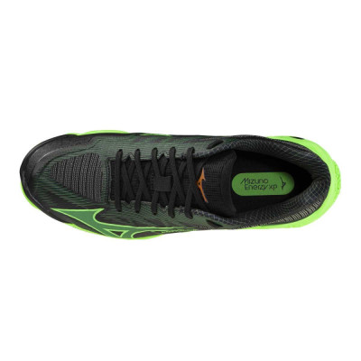 Mizuno WAVE LIGHTNING ELITE / Black/Glowing Apple/Mandarin Orange - V1GA260049