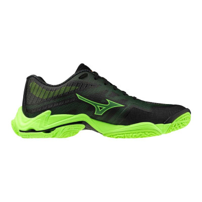 Mizuno WAVE LIGHTNING ELITE / Black/Glowing Apple/Mandarin Orange - V1GA260049