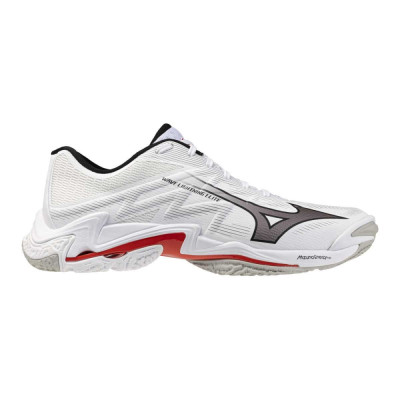 Mizuno WAVE LIGHTNING ELITE / White/Black/Fiery Red - V1GA260059