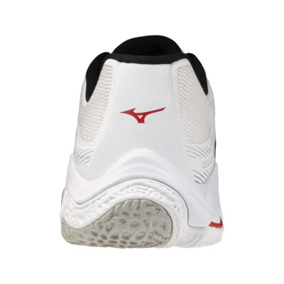 Mizuno WAVE LIGHTNING ELITE / White/Black/Fiery Red - V1GA260059