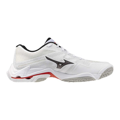 Mizuno WAVE LIGHTNING ELITE / White/Black/Fiery Red - V1GA260059